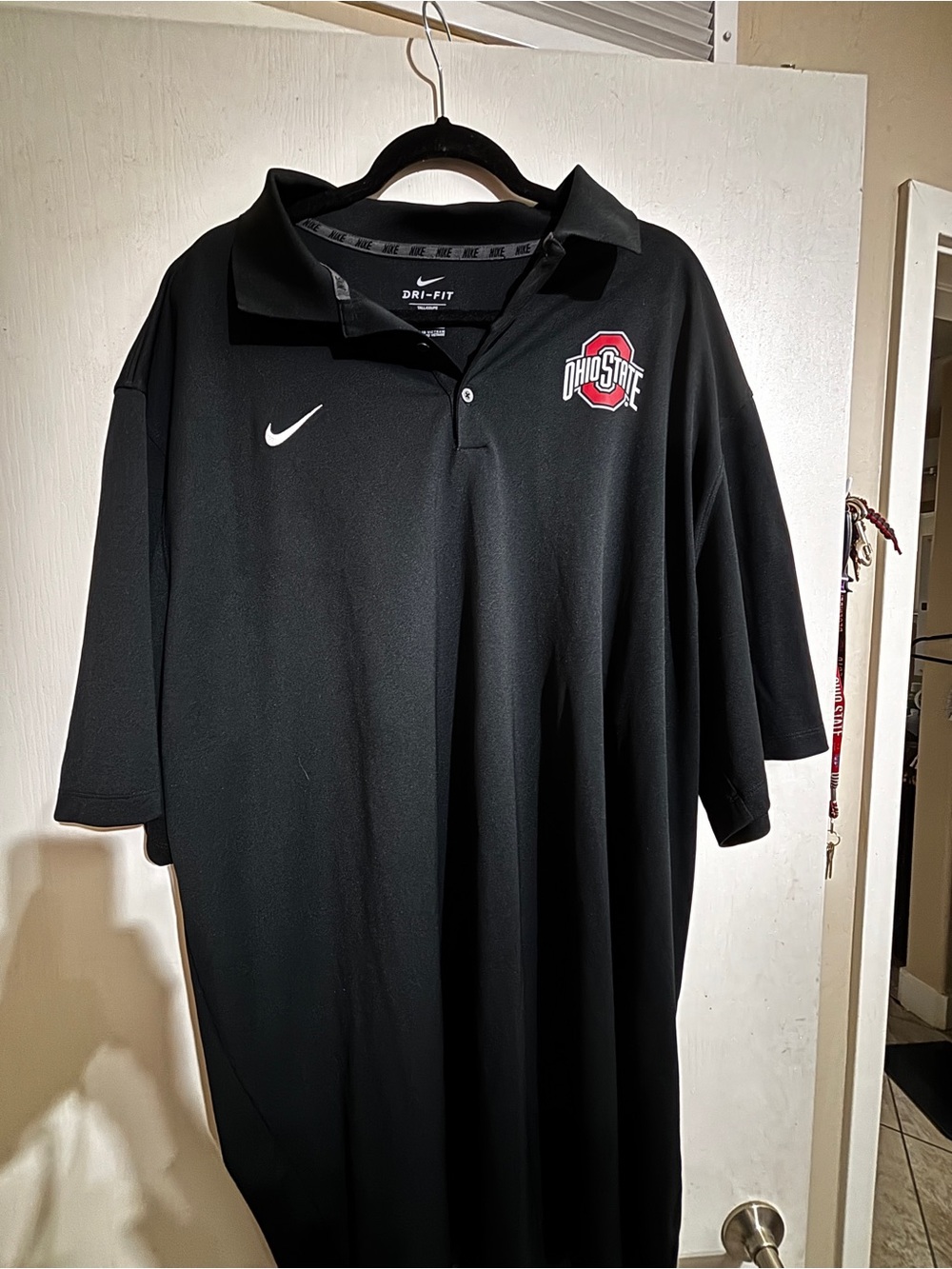 Nike Black Ohio State Dri-FIT Polo
